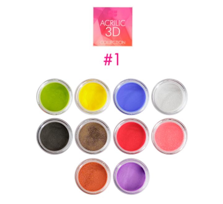 Coleccion Acrilico 3D 1 Nail Factory