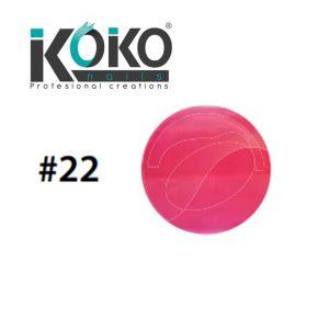Acrilico De Color #22 7gr Koko Nails