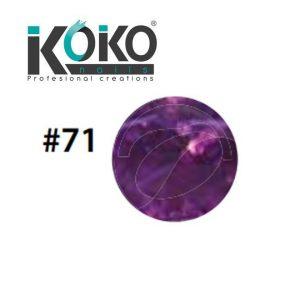Acrlico De Color #71 7gr Koko Nails