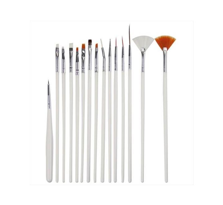 Pinceles Mano Alzada Blancos 15 Pzas