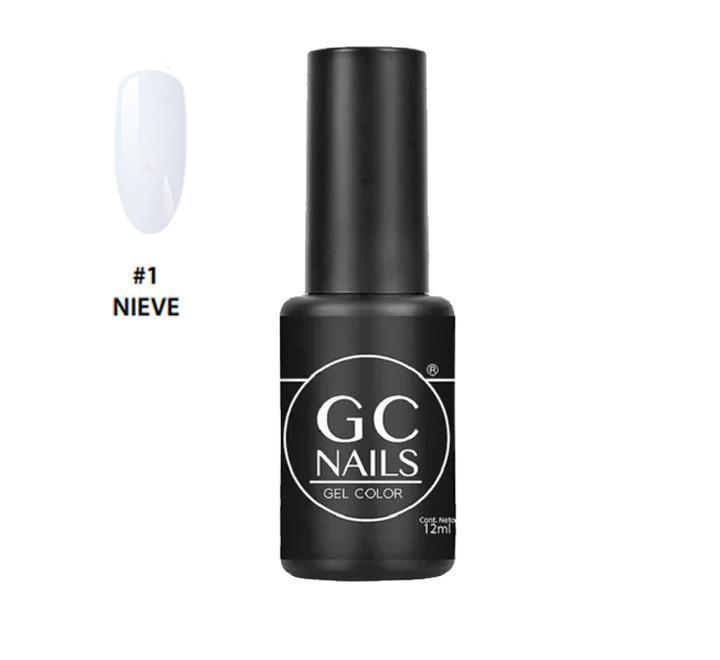 Esmalte En Gel 1 Paso 01 Nieve GC Nails