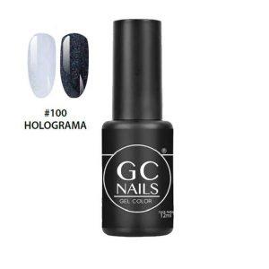 Esmalte En Gel 1 Paso 100 Holograma GC Nails