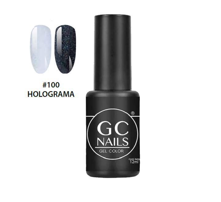 Esmalte En Gel 1 Paso 100 Holograma GC Nails
