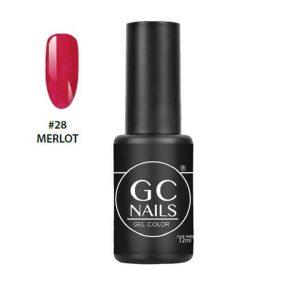 Esmalte En Gel 1 Paso 28 Merlot GC Nails