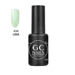 Esmalte En Gel 1 Paso 34 Lima GC Nails