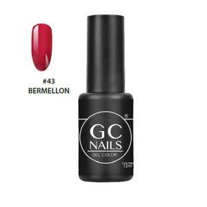Esmalte En Gel 1 Paso 43 Bermellon GC Nails