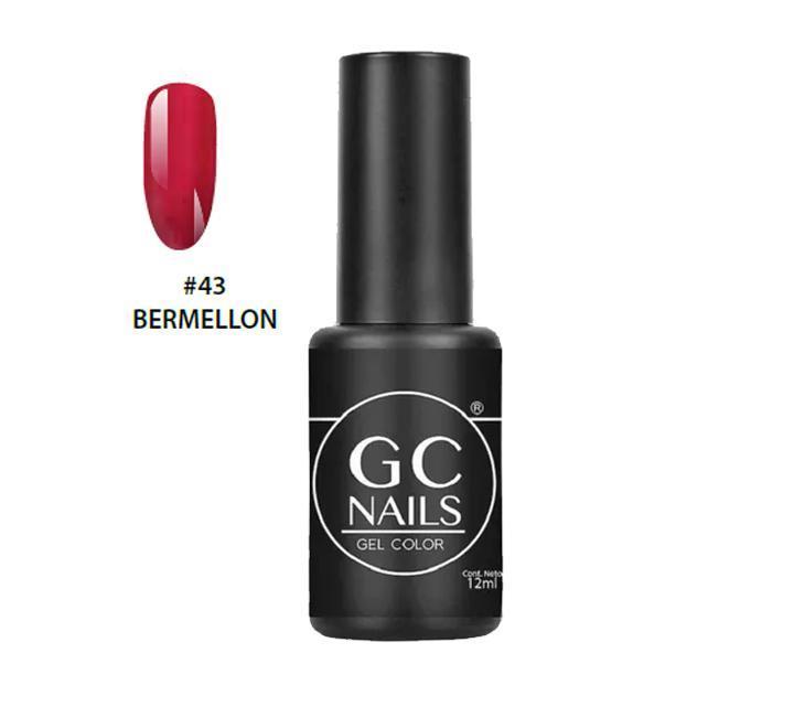 Esmalte En Gel 1 Paso 43 Bermellon GC Nails
