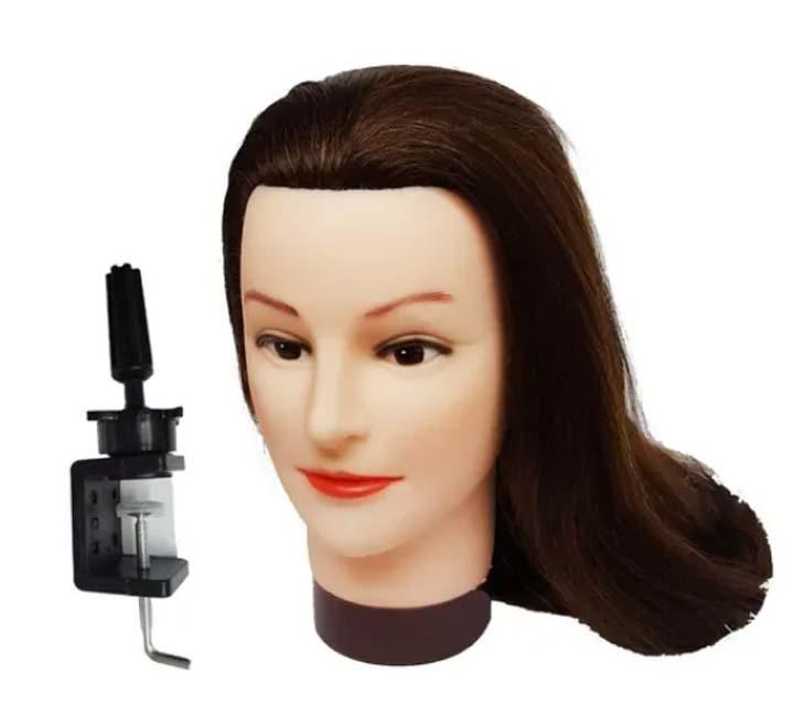 Cabezote de Maniquí Cabello Natural